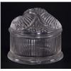 Image 5 : Vintage Val St. Lambert crystal Ram head keepsake box.