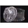 Image 6 : Vintage Val St. Lambert crystal Ram head keepsake box.