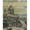 Image 1 : Nicholas HORNYANSKY, arca, osa, cpe, QUEBEC FROM THE CITADEL., Colour aquatint with drypoint,...