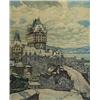 Image 1 : Nicholas HORNYANSKY, arca, osa, cpe, QUEBEC FROM THE CITADEL., Colour aquatint with drypoint,...