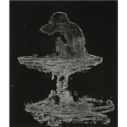 tony scherman, ICE., Intaglio print, signed and, numbered 23/30 in margin., Sight 34.3 x 29....