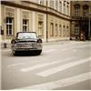 Image 1 : david hlynsky, LIMOUSINE TURNING (From CZECHOSLOVAKIA Folio)., Colour photographic print;, sig...