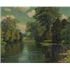 Image 1 : frederick henry brigden, osa, rca, RIVER LANDSCAPE., Oil on masonite, signed., 52.1 x 64.7 c...