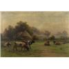 Image 1 : frederick arthur verner, arca, osa, PASTORAL FARM SCENE., Oil on canvas, signed and dated 1902...