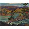 Image 1 : agnes bernice fenwick martin cpe, ABOVE THE FALLS., Oil on canvas signed; titled artist's label...