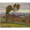 Image 1 : frederick stanley haines prca, osa, THE MACKERAL SKY., Oil on masonite, signed;, titled label...
