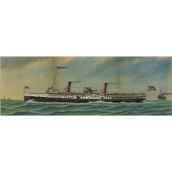 C.I. GIBBONS, CHIPPEWA., Colour pencil and graphite, signed and inscribed Toronto, Ont 1895., ...