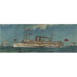 C.I. GIBBONS, KINGSTON., Colour pencil and graphite, signed and dated 1906, inscribed Toronto On...