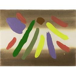 william perehudoff, COMPOSITION., Acrylic on paper, signed and dated 84., 55.8 x 75 cm. (22 x...