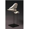 Image 1 : hans schleeh rca, THE BIRDS., Alabaster sculpture with metal rods, signed with incised signature...