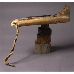 david moore, UNTITLED., Mixed media sculpture, signed and dated 84., Height 43.2 cm. (17 in.)....