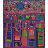 Image 1 : myfanwy phillips, FOURTEEN SMILING PEOPLE., Gouache;, titled gallery label verso., 97.8 x 86...