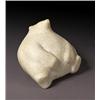 Image 1 : unidentified White quartz carving of a seated polar bear.