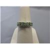 Image 1 : Peridot & Diamond cluster dinner ring