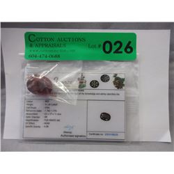 HUGE! 51.1 Oval Cut Red Ruby Gemstone