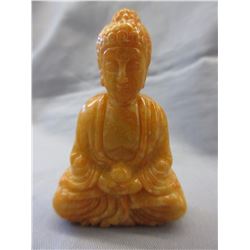 270 CT Orange Honey Jade Buddha statue