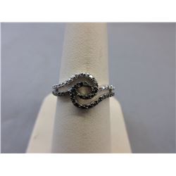 Sterling Silver wave design ring