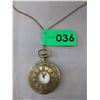 Image 4 : Bronze pocket watch with chain