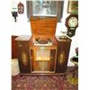 Image 1 : Vintage - Stereo cabinet with turntable & radio