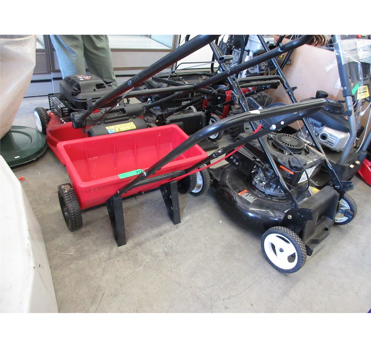 Used Earthway seed spreader