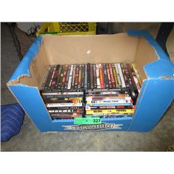 50 Used DVD movies - approximate count