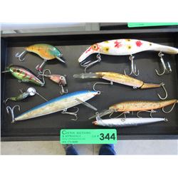 9 Vintage fishing lures