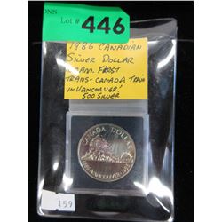 1986 Vancouver Commemorative Silver Dollar