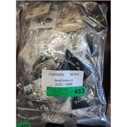 New - Fashion jewelry wrapped for retail - 90 pcs