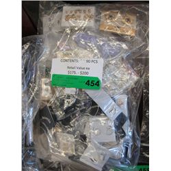 New - Fashion jewelry wrapped for retail - 90 pcs