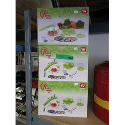 3 New Roto Champ vegetable slicer