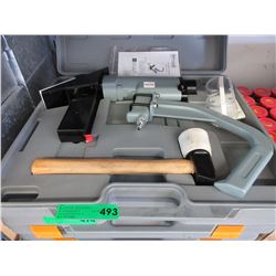 New - Air powered floor nailer kit with case