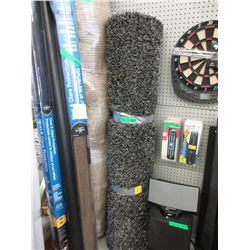 Used black & grey shag carpet -  5 feet x 7 feet