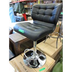 NEW - Swivel bar stool with cushioned seat & back