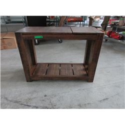 NEW - Sturdy "Prairie Console Table"  -  Brown