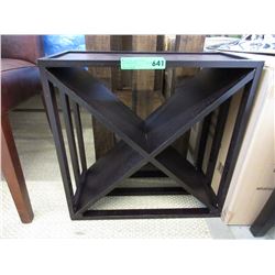 New  - Wine rack/end table