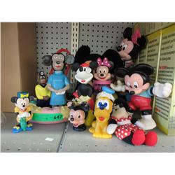 15 Vintage toys - mostly Mickey Mouse