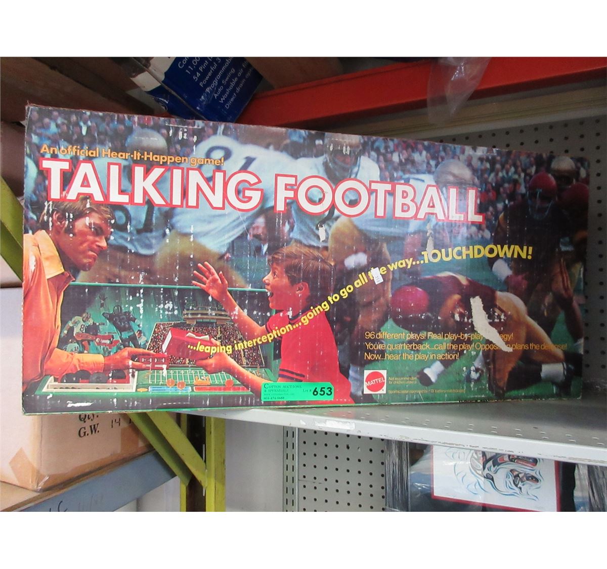 Mattel talking football game