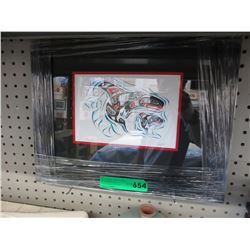Framed Richard Shorty print-"New Life"