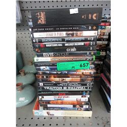 24 Used DVD movies - Approximate count