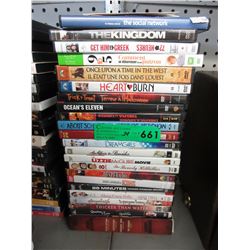 24 Used DVD movies - Approximate count