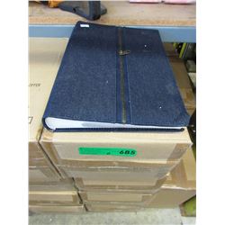 8 Cases of denim covered photo albums