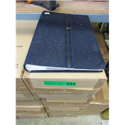 8 Cases of denim covered photo albums
