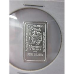 .999 Fine Silver "Gryphon" Swiss Mint bar