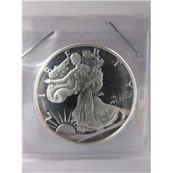 .999 Fine Silver Walking Liberty round - 1/4 oz.
