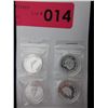 Image 2 : 4 x .999 Fine Silver Australian Mint Rounds