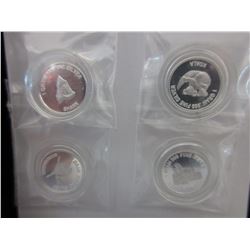 4 x .999 Fine Silver Australian Mint rounds