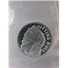 Image 1 : 4 x .999 Silver Native Indian "Sitting Bull" Rounds