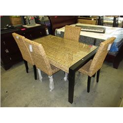 New - "Brugg" Dining table & 4 chairs