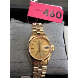 Ladies' Rolex watch - Gold Tone Replica
