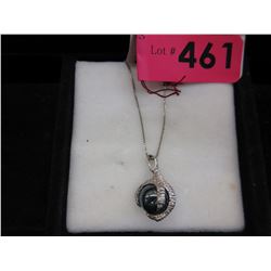 Vintage - Sterling Silver Dragon Claw necklace